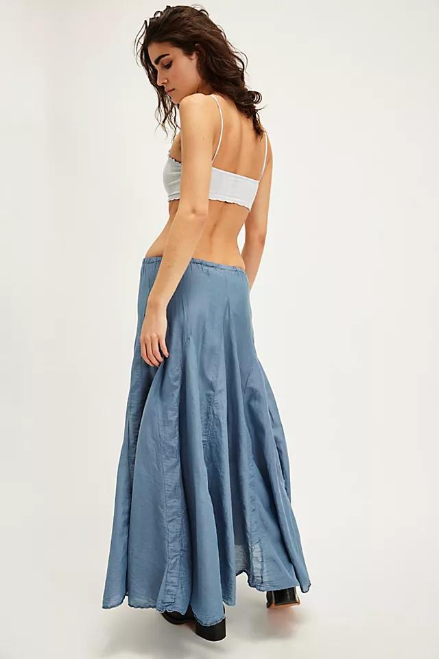 Lily Cotton Silk Maxi Skirt Product Image