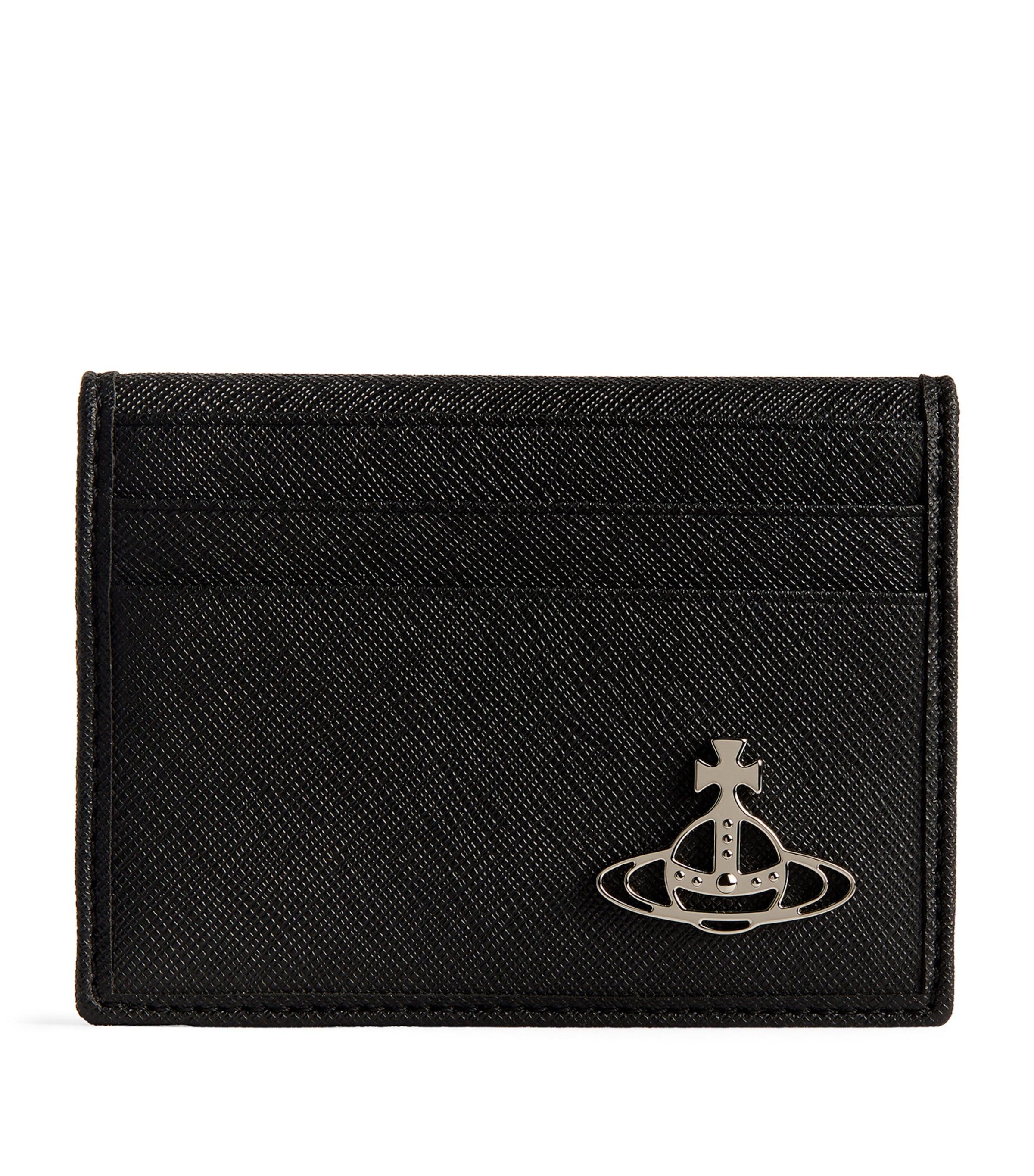 VIVIENNE WESTWOOD Orb Card Holder In Black Product Image