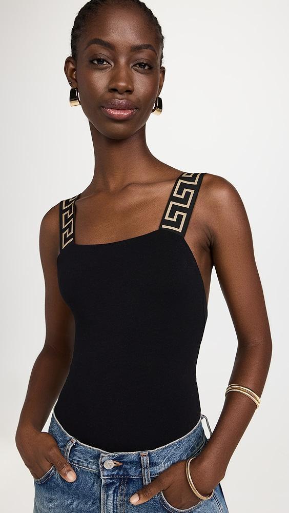 Versace Topeka Jersey Bi-Stretch Bodysuit | Shopbop Product Image