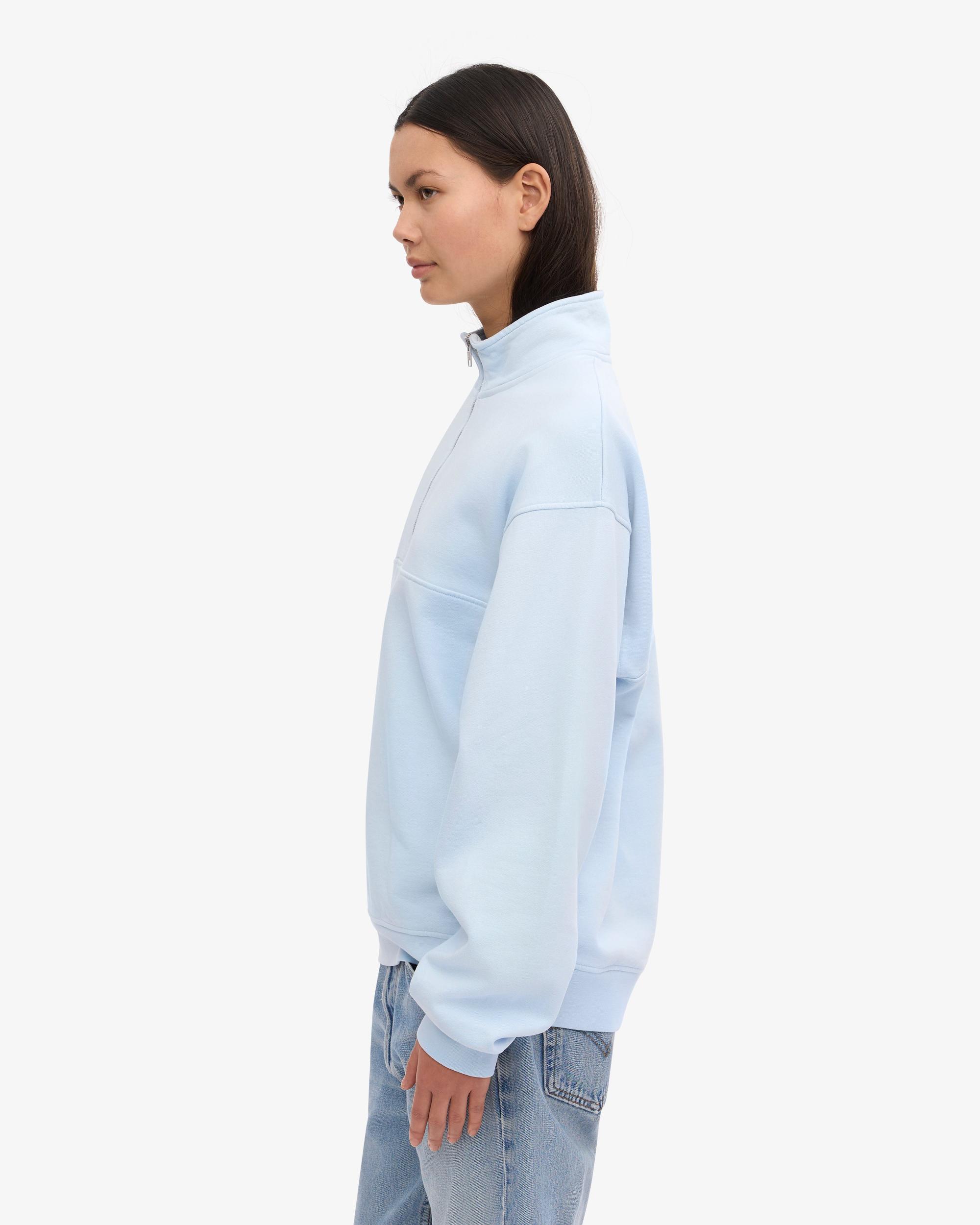 Organic Quarter Zip - Polar Blue Product Image