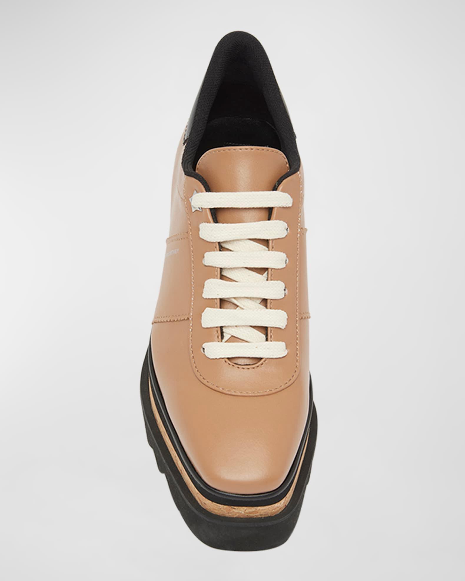 Sneakelyse Vegan Logo Platform Loafers Product Image