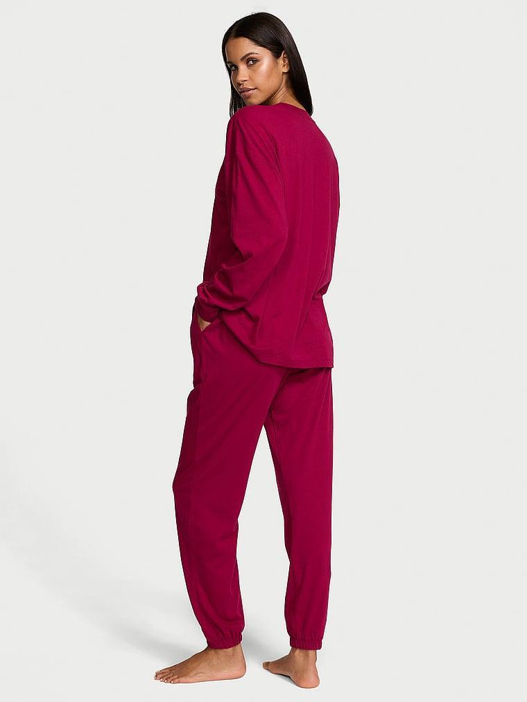 100% Cotton Long Pajama Set Product Image