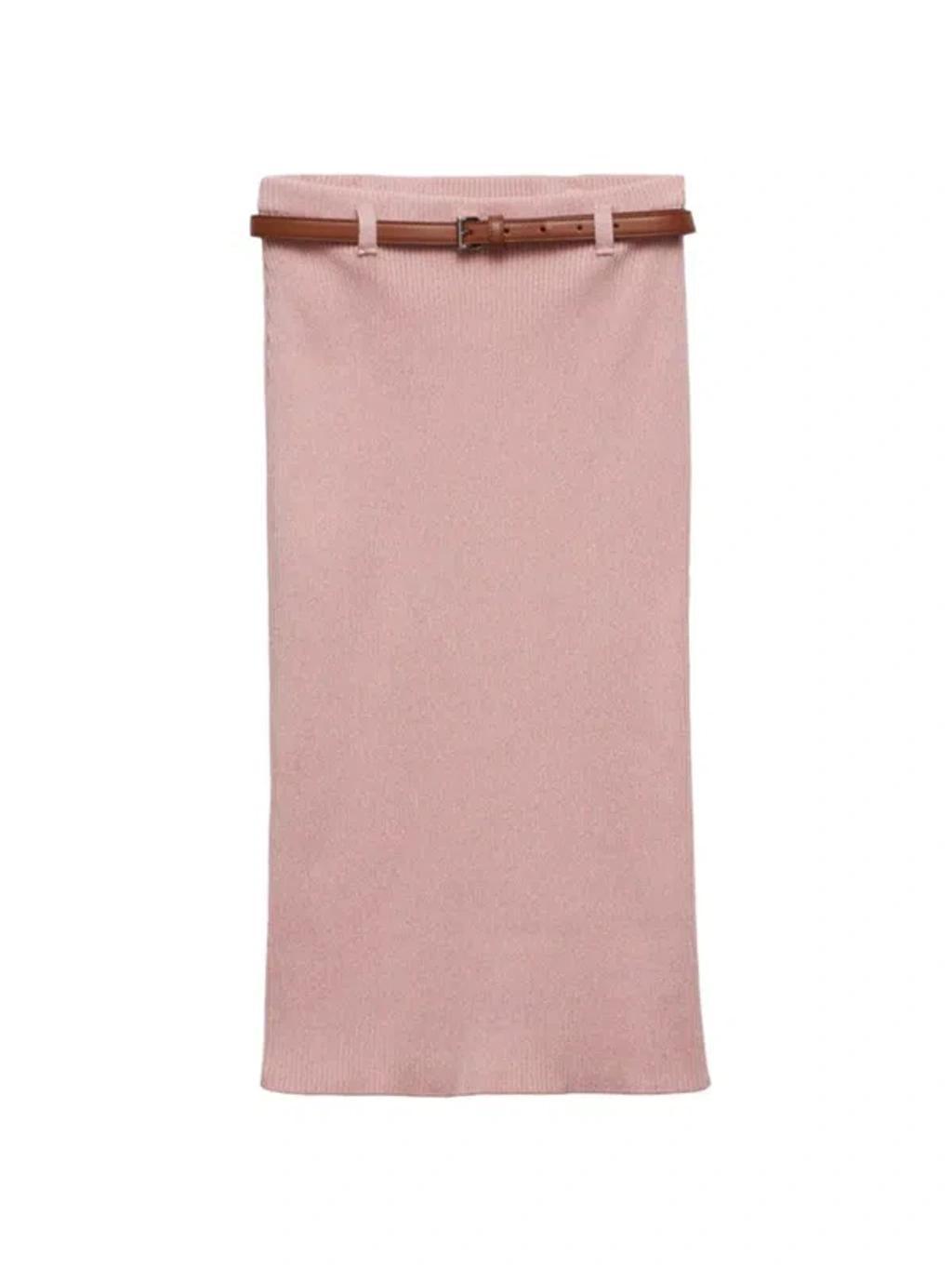 Ribbed cotton skirt Product Image