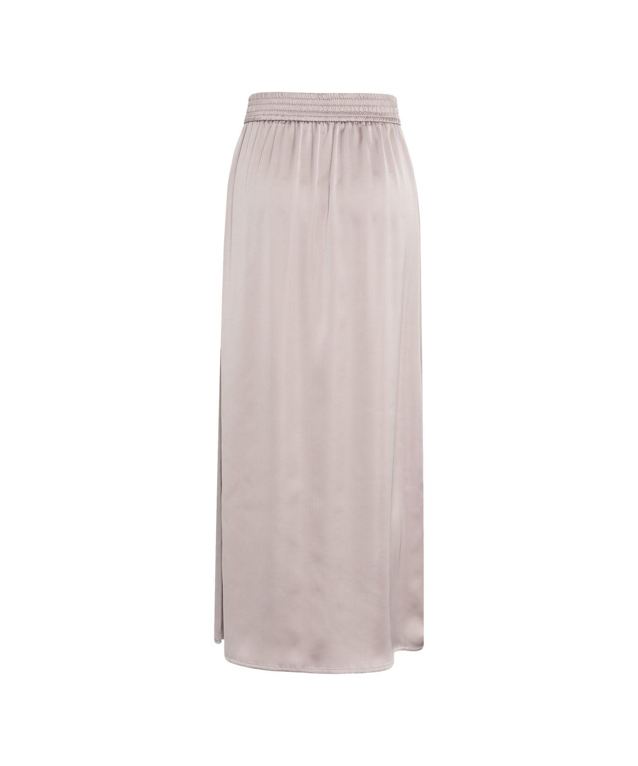 Satin maxi skirt Product Image