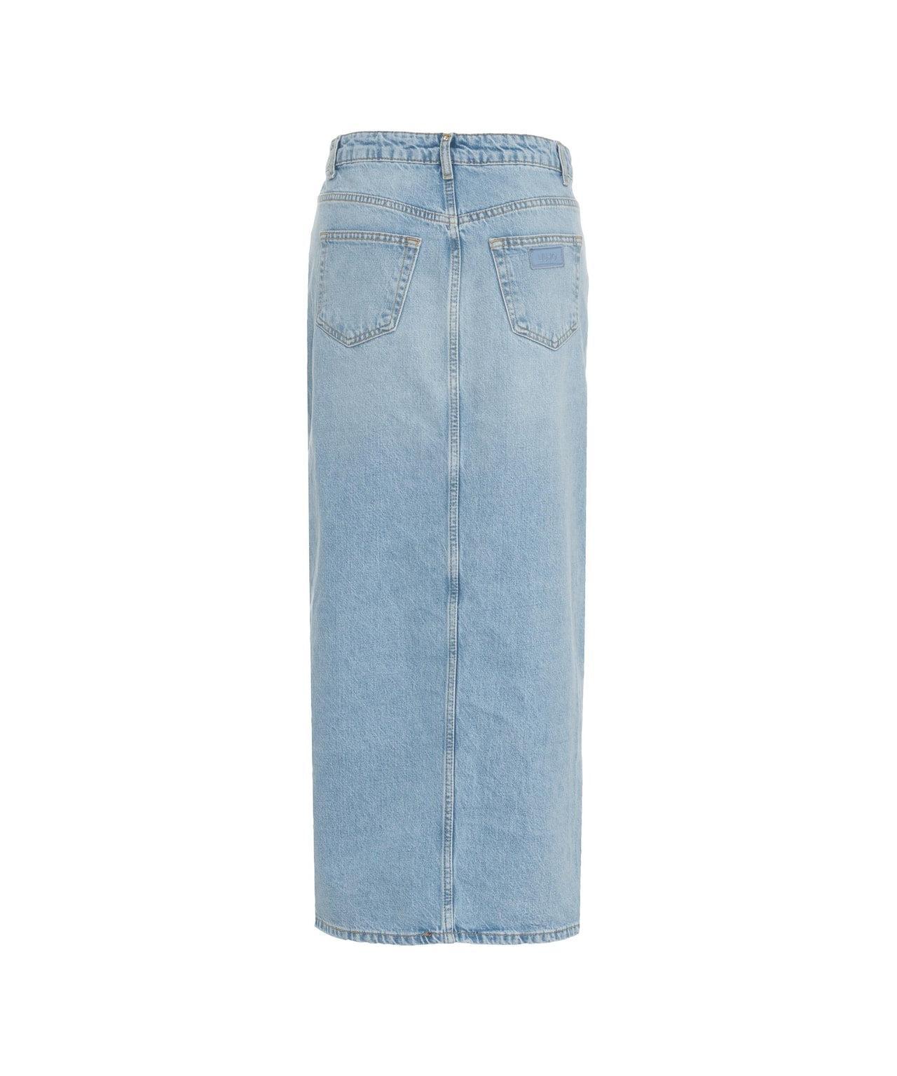Maxi denim skirt Product Image