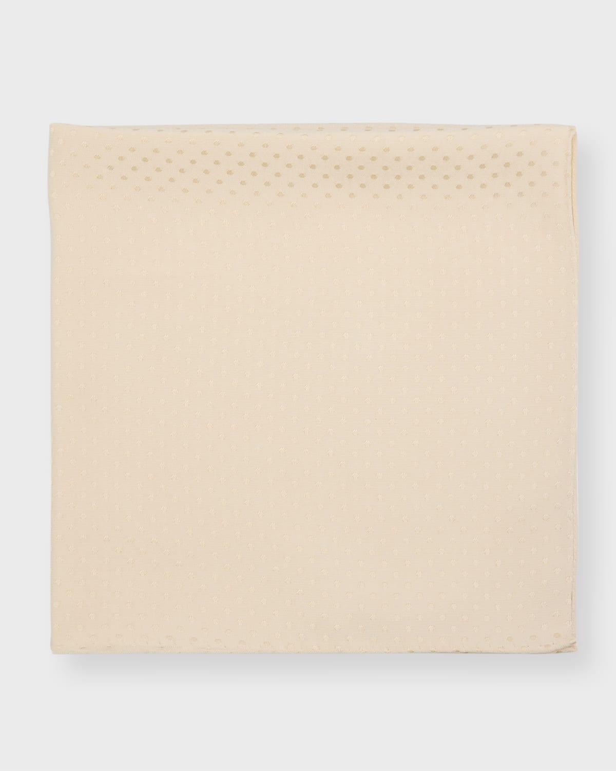 Mens Polka Dot Silk Pocket Square Product Image