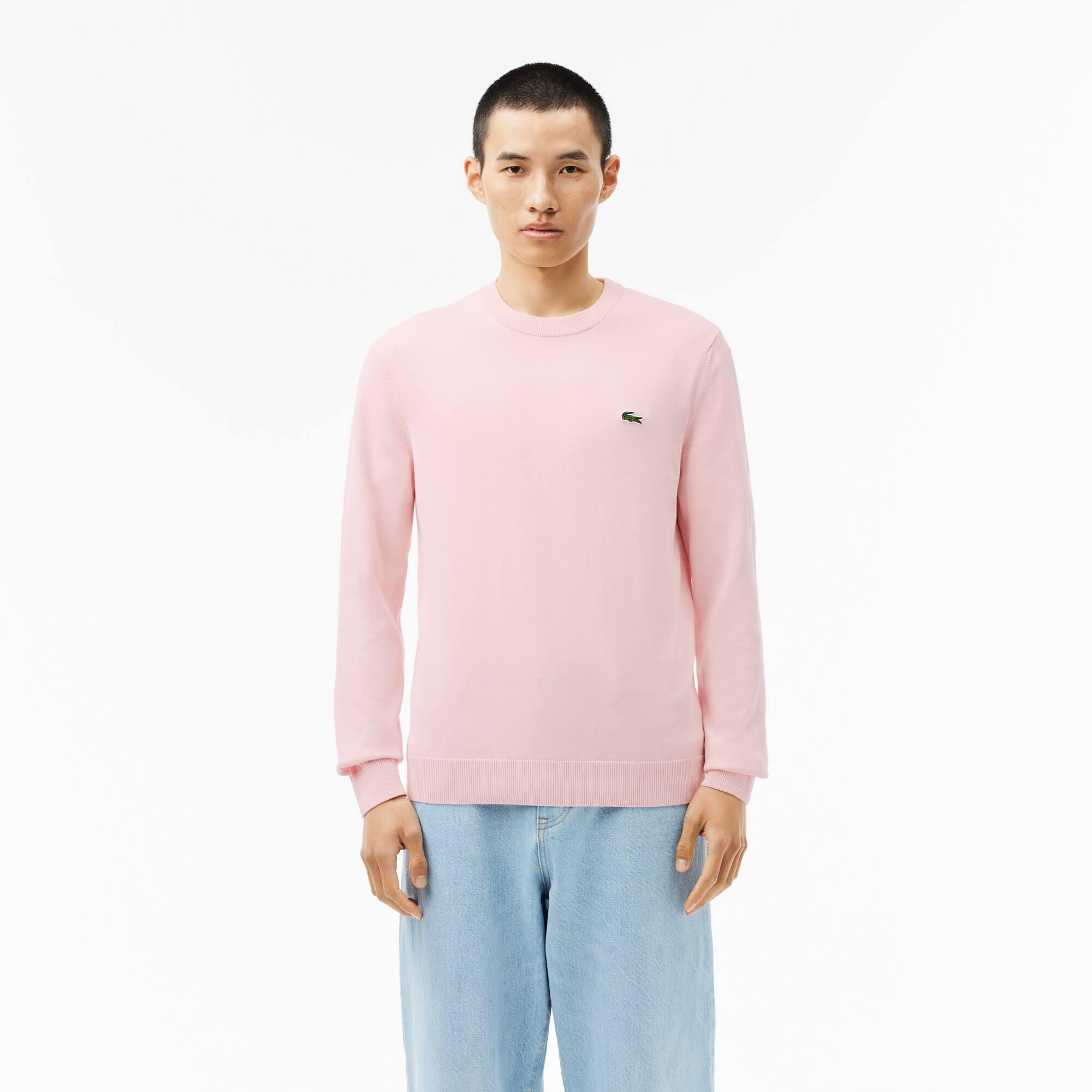 Men's Crew Neck Cotton Sweater Product Image