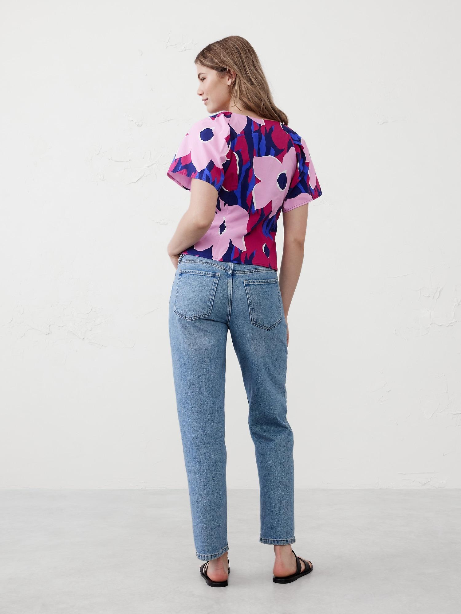 Fitted Poplin Top Product Image