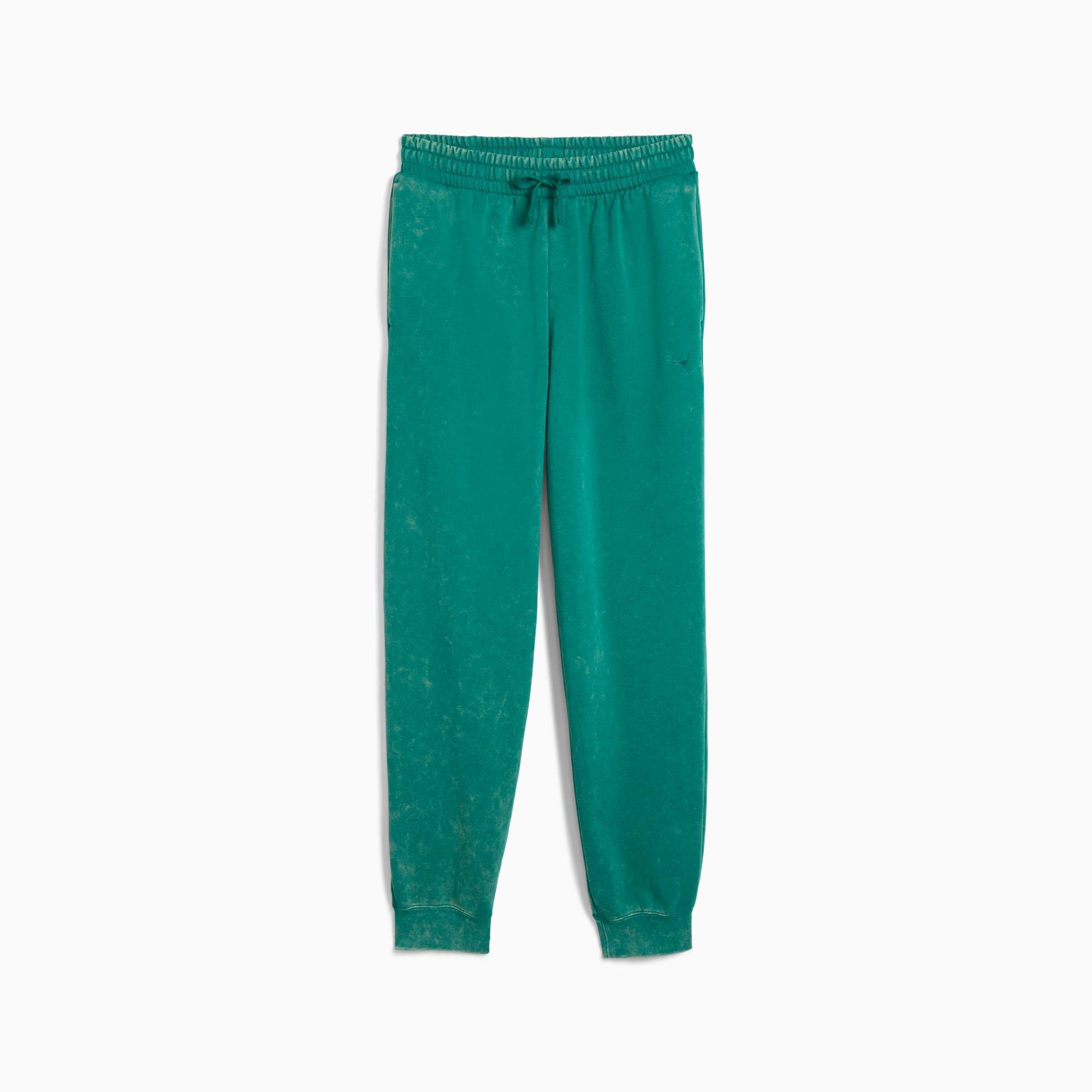 PUMA Elevated Essentials Acid Wash Men's Fleece Sweatpants Product Image