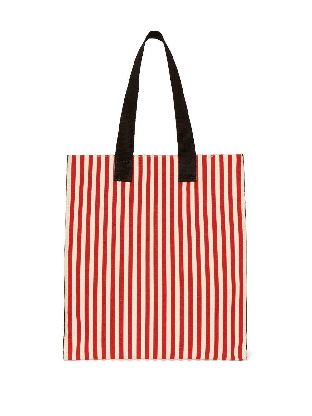 striped tote bag Product Image