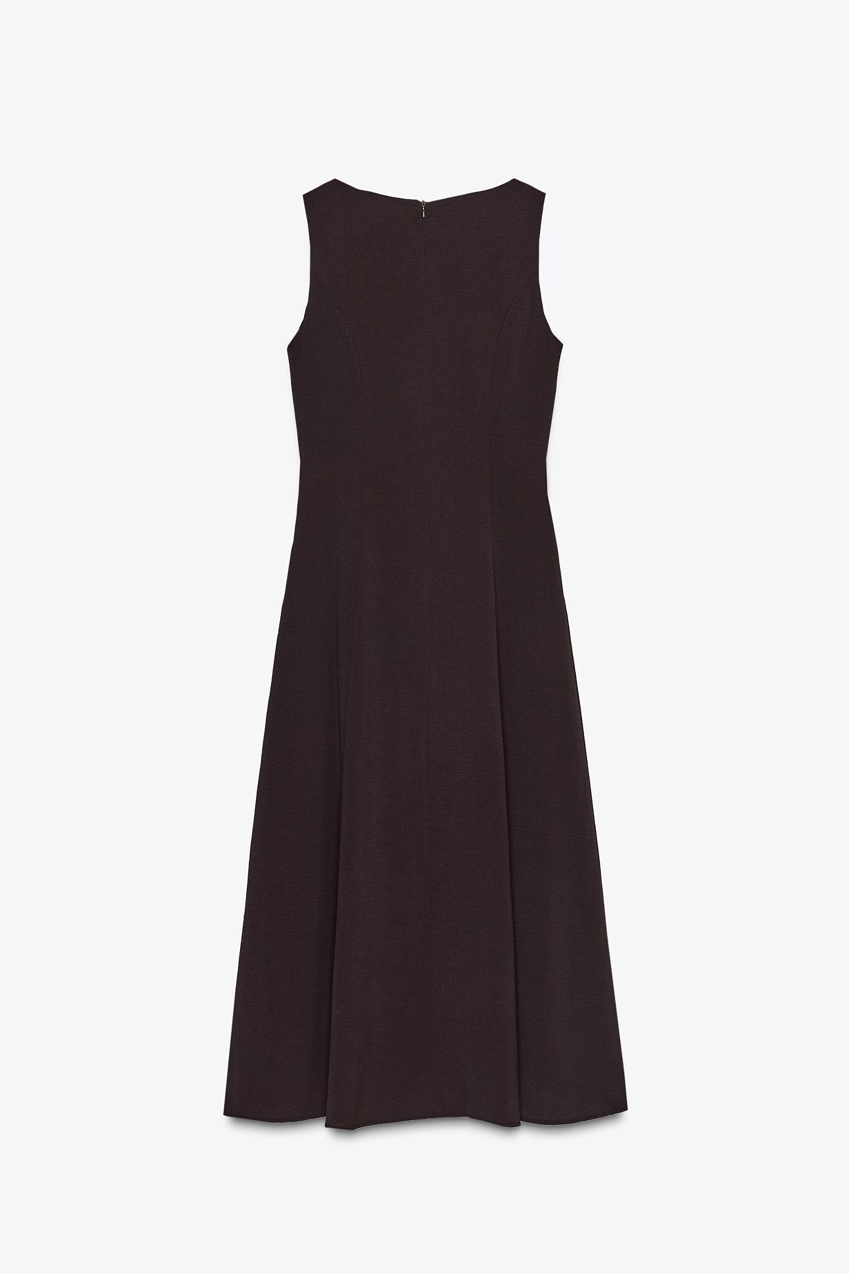 BELTED MIDI DRESS Product Image