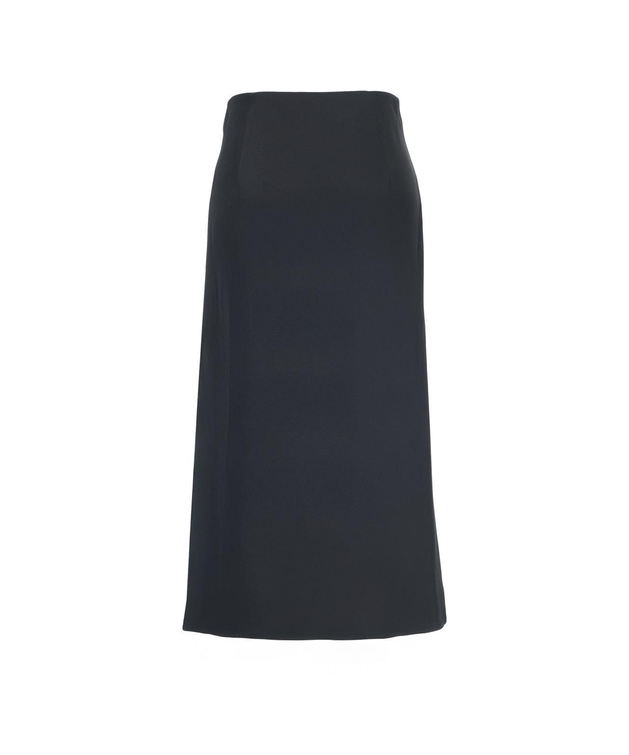 Satin midi skirt Product Image