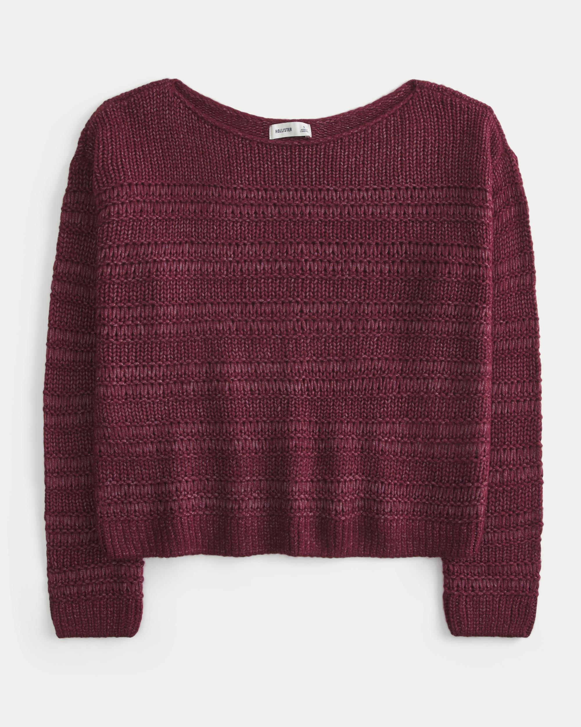 Slouchy Off-the-Shoulder Sweater Product Image