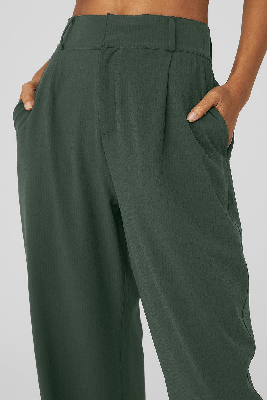 High-Waist Dreamscape Trouser - Dark Cactus Product Image
