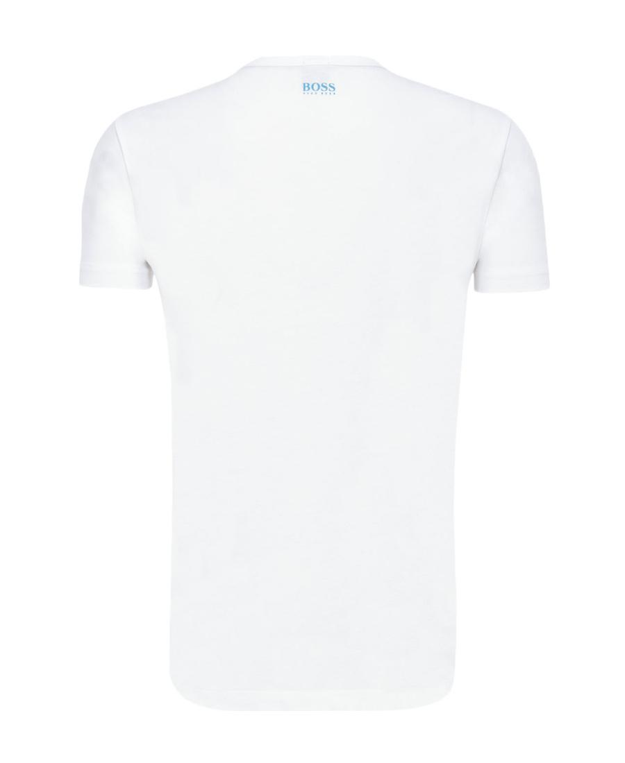 HUGO BOSS Logo Details T-shirt In White Product Image