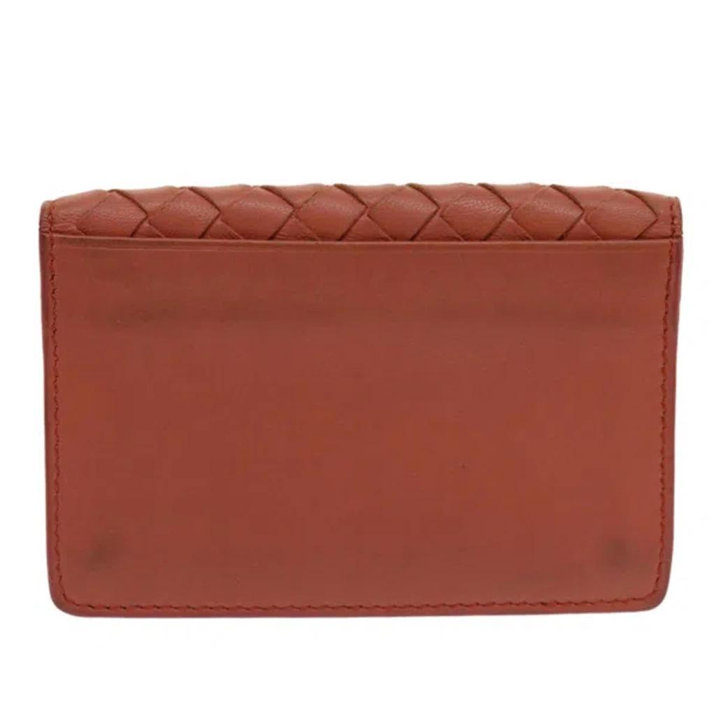 Intrecciato Pink Leather Wallet  () Product Image