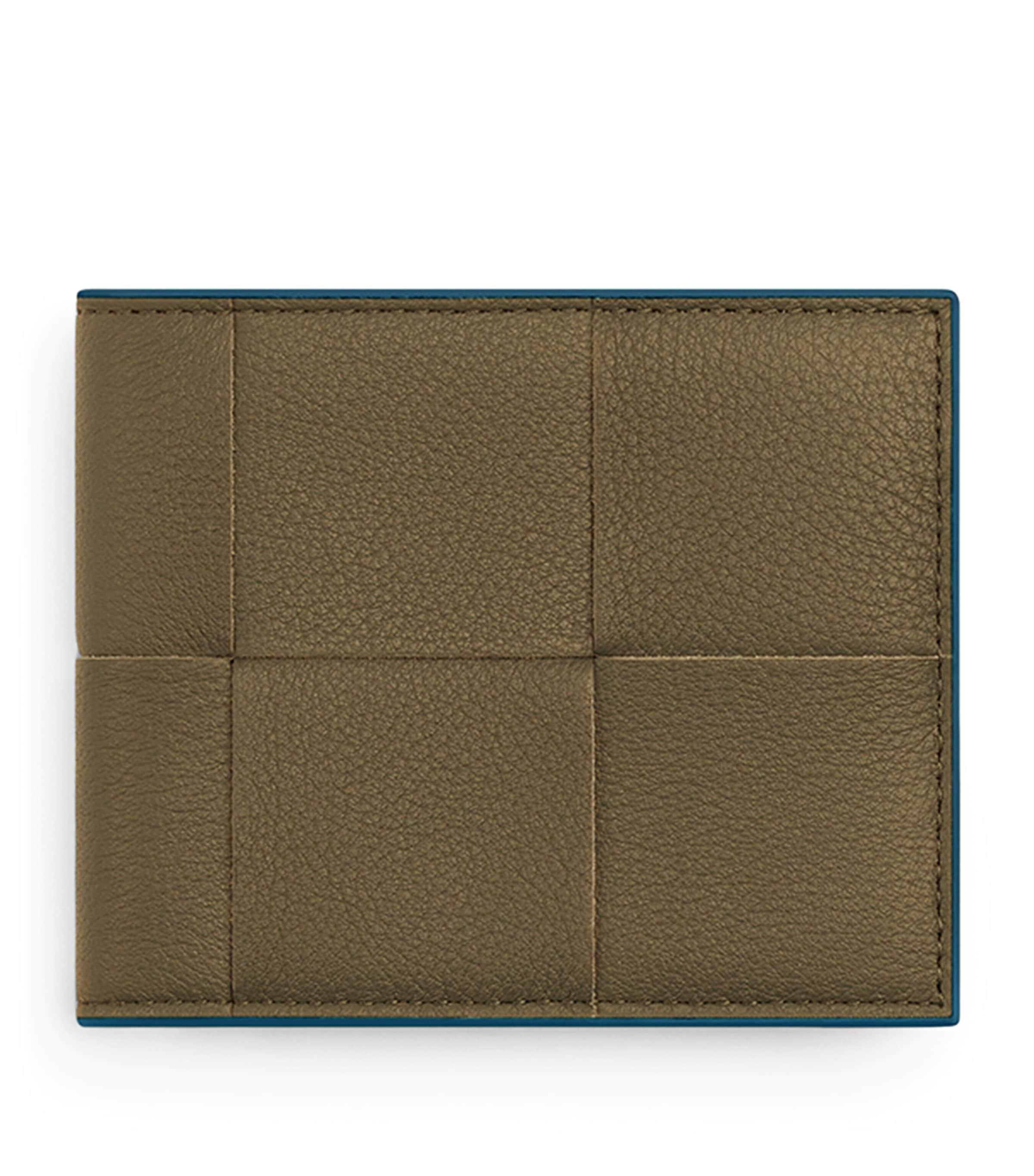 BOTTEGA VENETA Leather Cassette Bifold Wallet In Brown Product Image