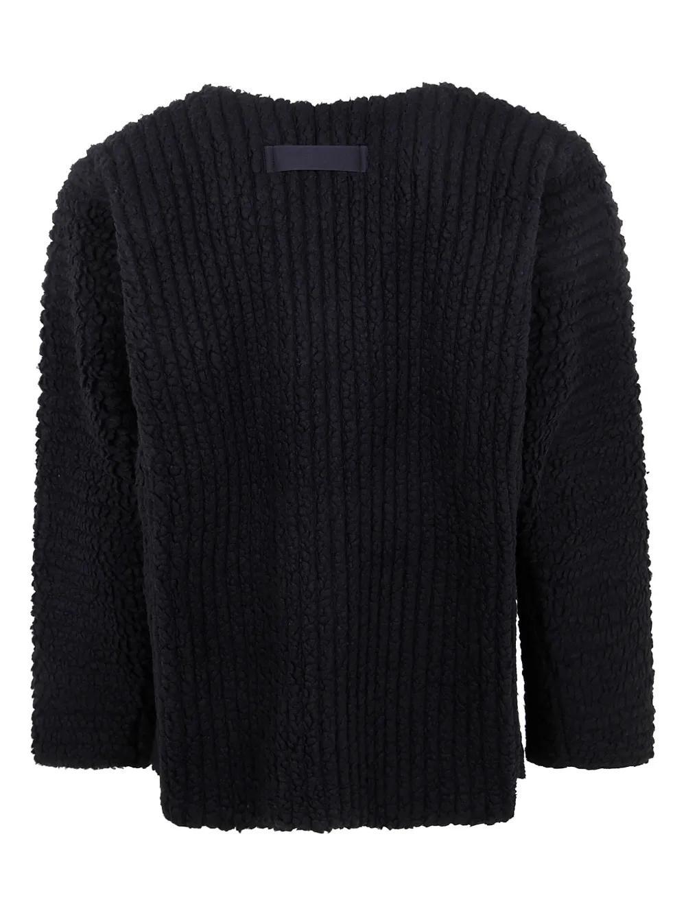 pleated fleece-texture jacket Product Image