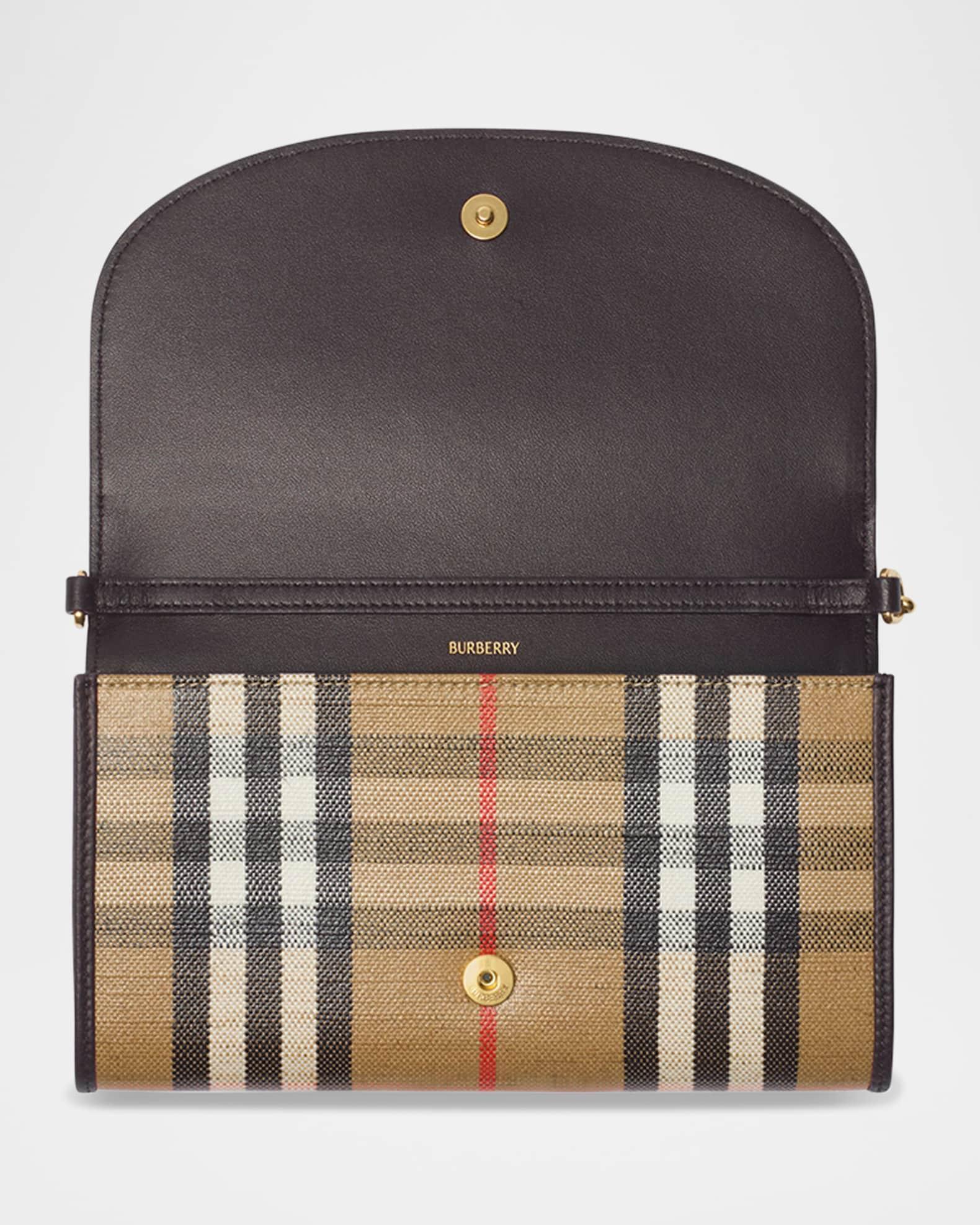 Highlands Check Flap Continental Wallet on Chain Product Image