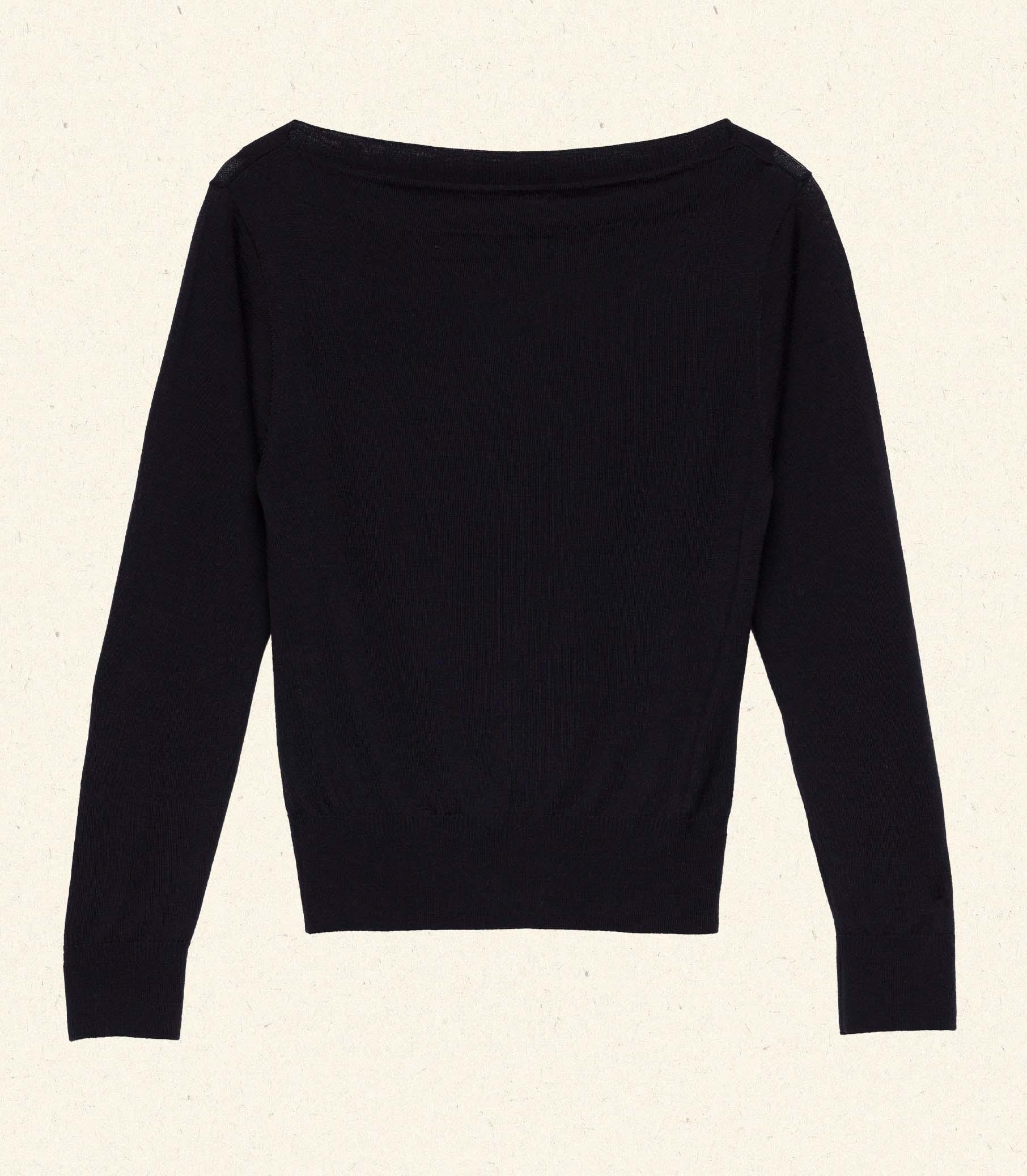 SILVIA SWEATER -- DEEP NAVY Product Image