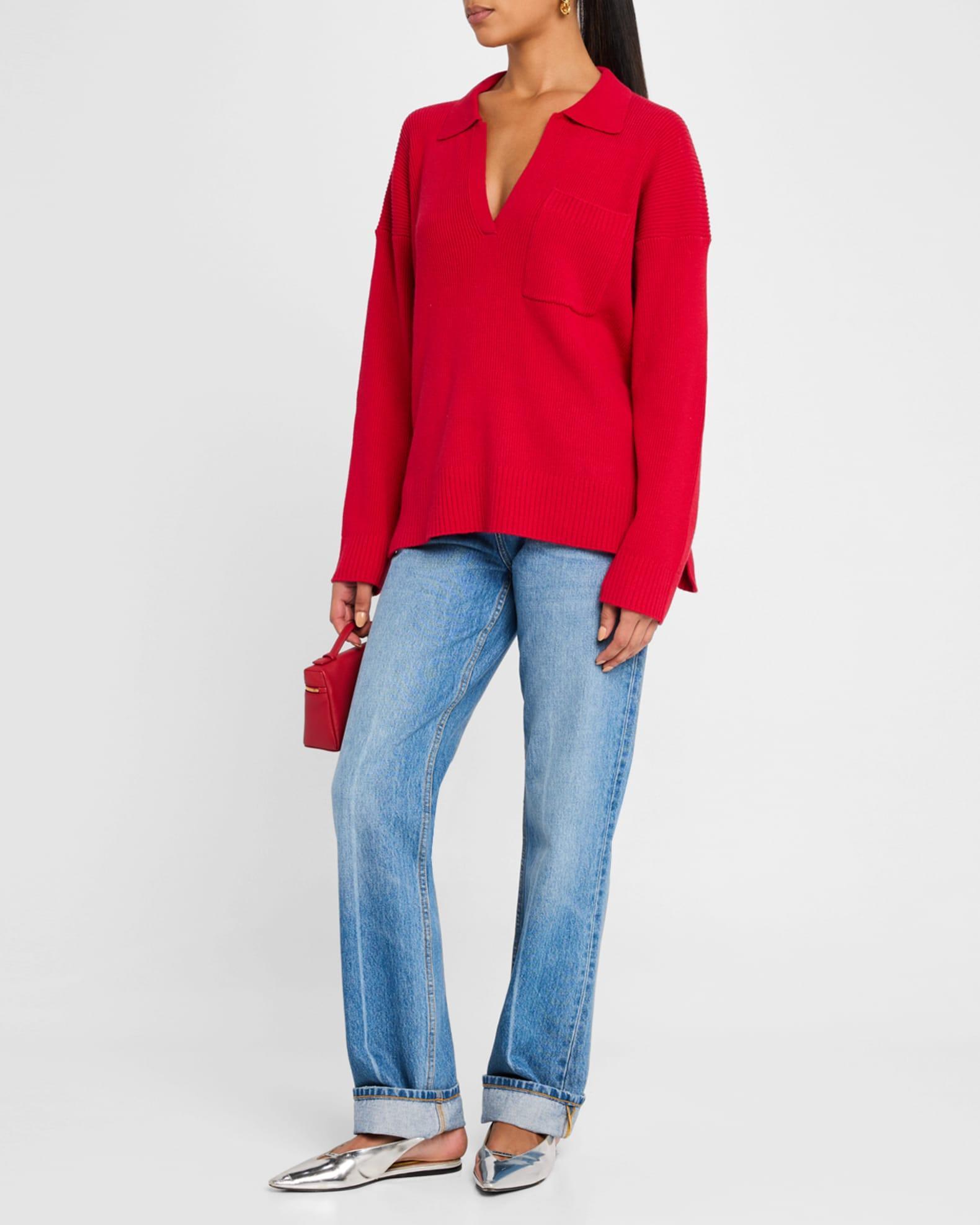 Kristen Polo Sweater Product Image