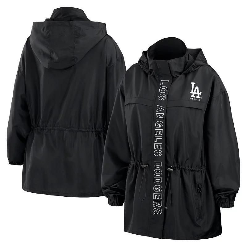 Womens WEAR by Erin Andrews Los Angeles Dodgers Full-Zip Windbreaker Hoodie Jacket Product Image