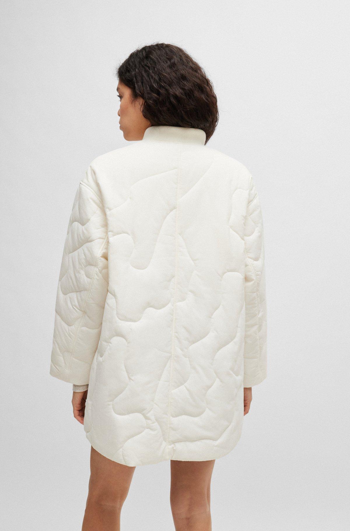 Quilted jacket with water-repellent finish Product Image