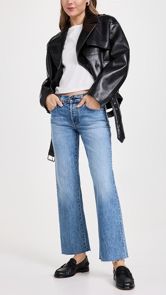 ASKK NY Low Rise Straight Jeans | Shopbop Product Image