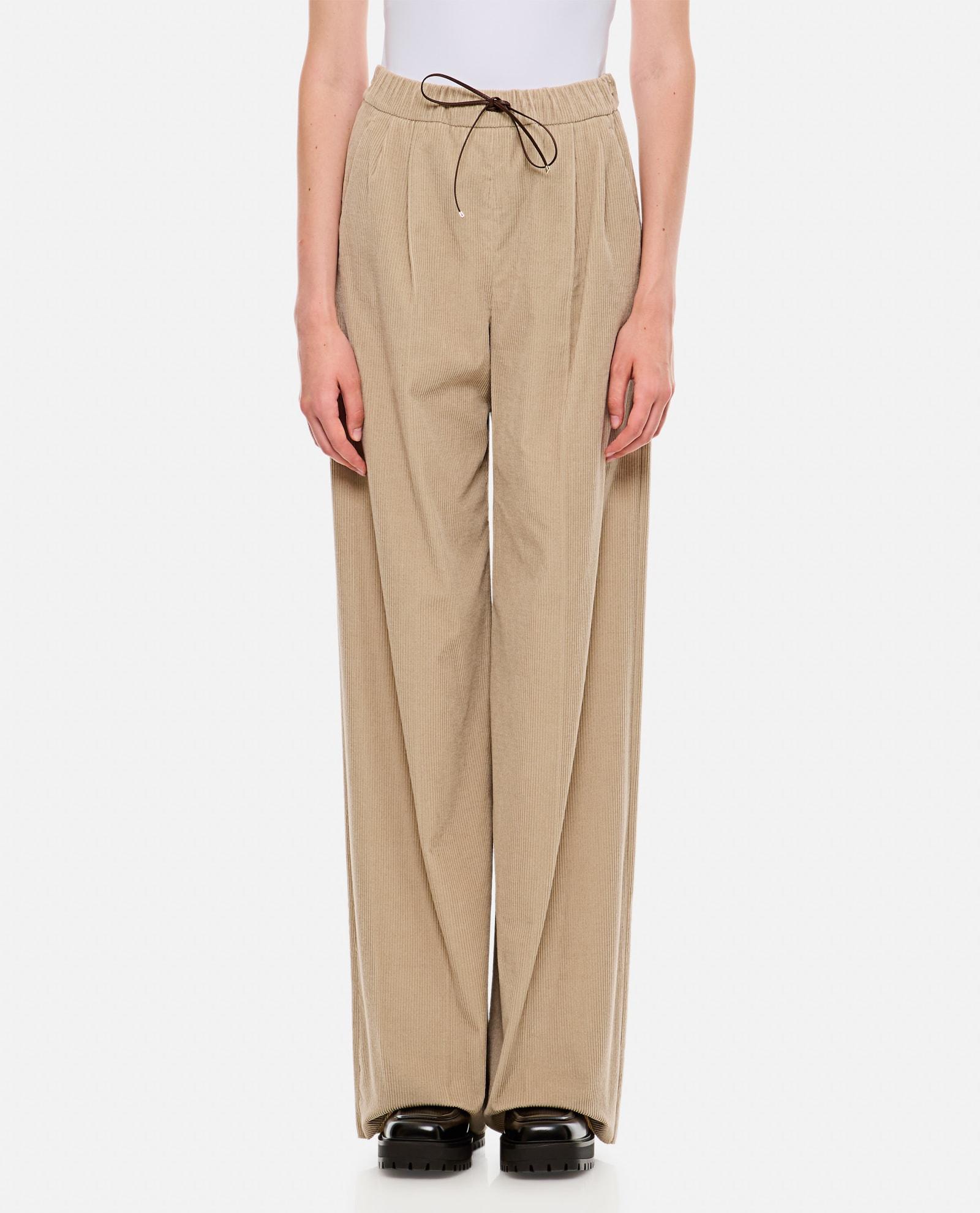 MAX MARA Lerici Corduroy Pants In Cream Product Image