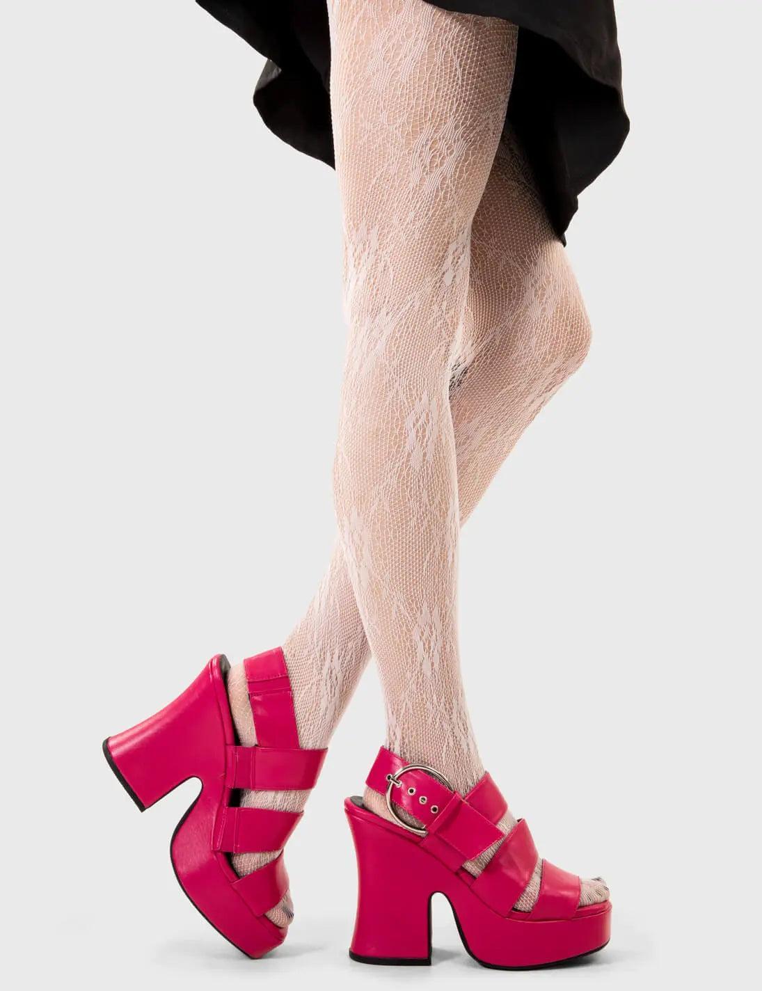 Mentally Wired Platform Sandals Product Image