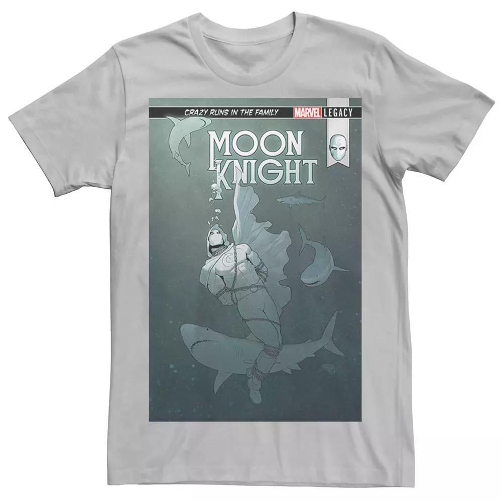 Men's Marvel Moon Knight Shark Comic Cover Tee,  Product Image