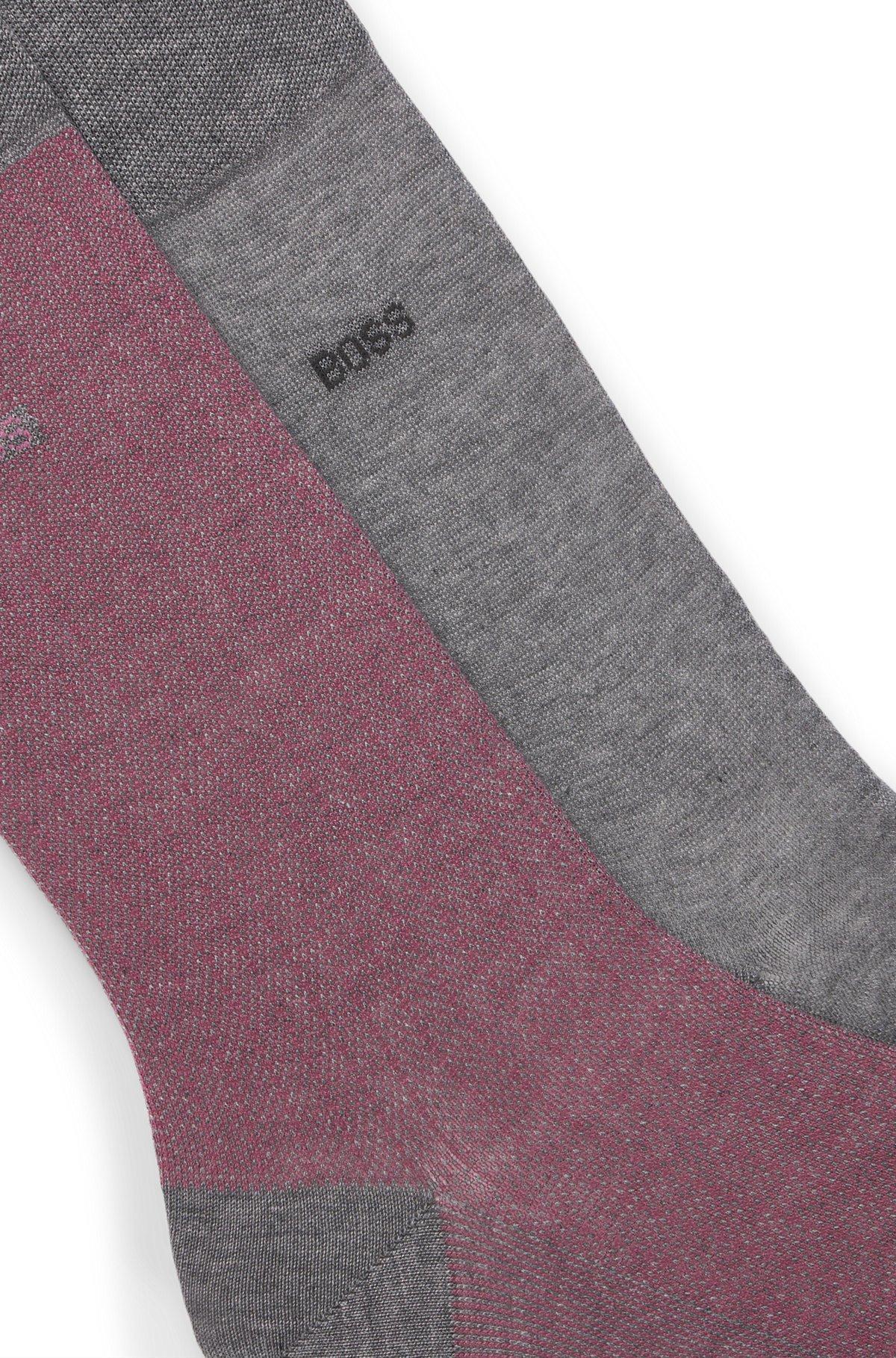 Two-pack of socks in mercerized cotton Product Image