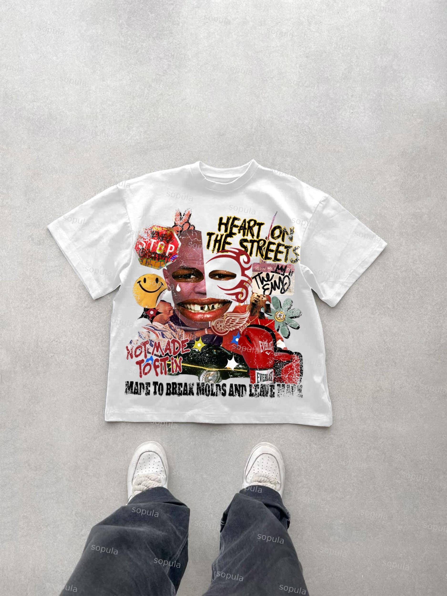 Money Makers Graphics Fly Rich Printed Casual T-Shirt Product Image