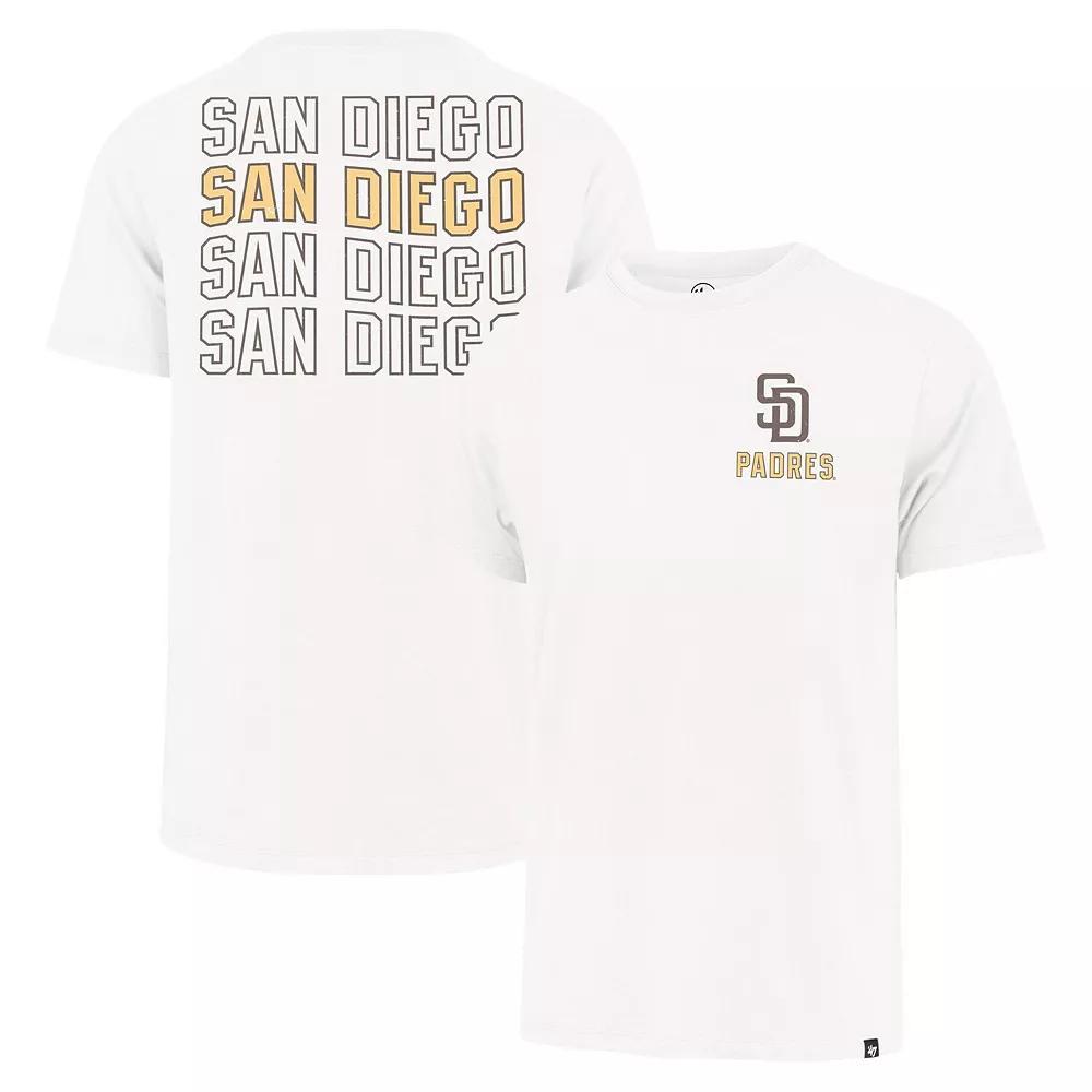 Men's '47 Cream San Diego Padres Hang Back Franklin T-Shirt,  Product Image