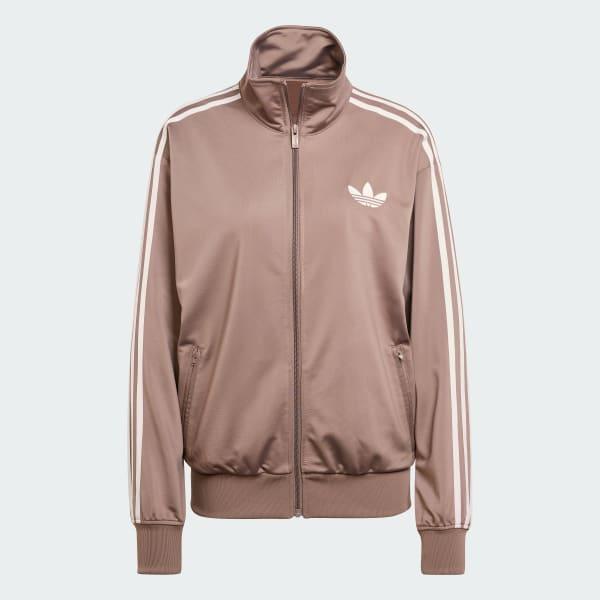 adidas Adicolor Classic Firebird Loose Track Top Black 2XS Womens Product Image