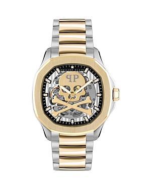 Philipp Plein Mens Skeleton Spectre Automatic Stainless Steel Bracelet Watch Product Image