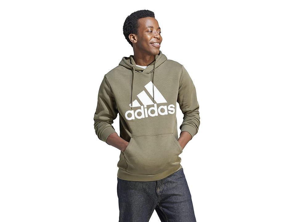 Mens adidas Essential Big Logo Fleece Hoodie Product Image