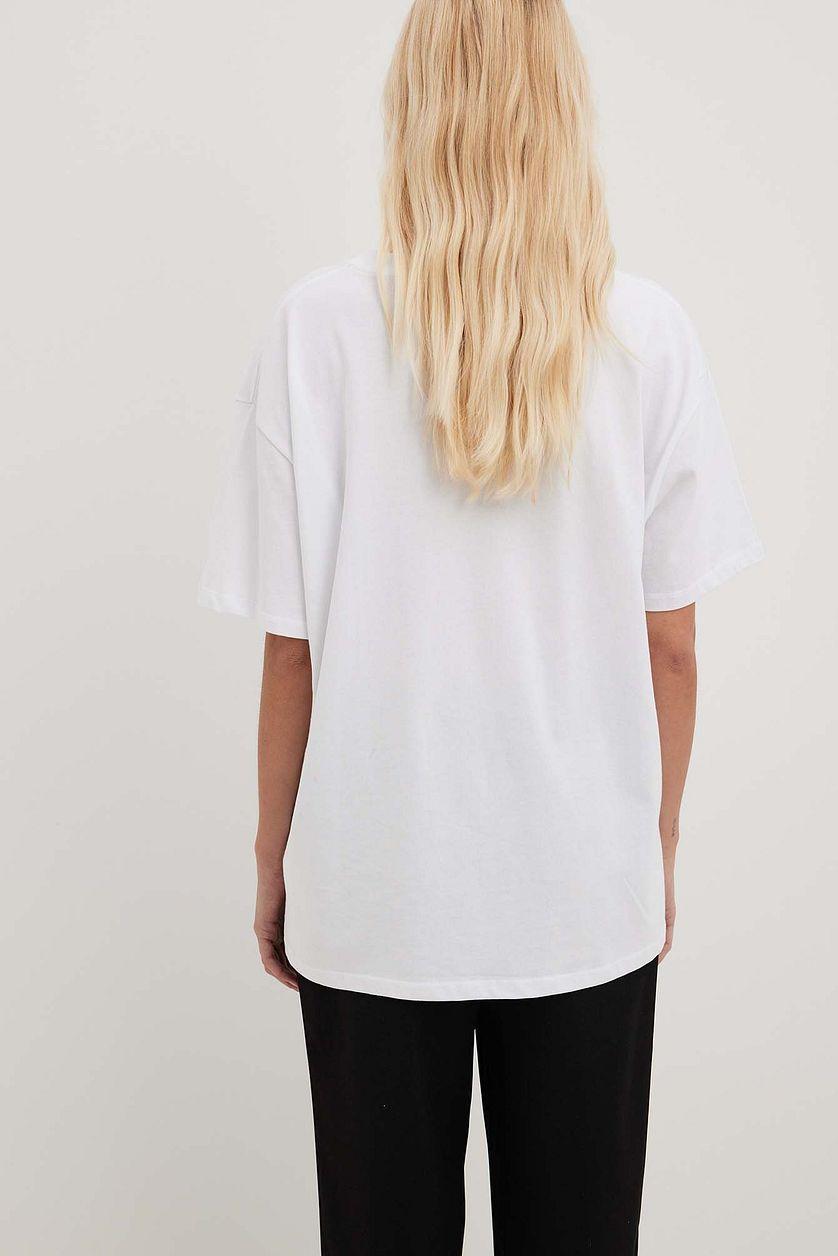 Round Neck Oversized Tee Product Image