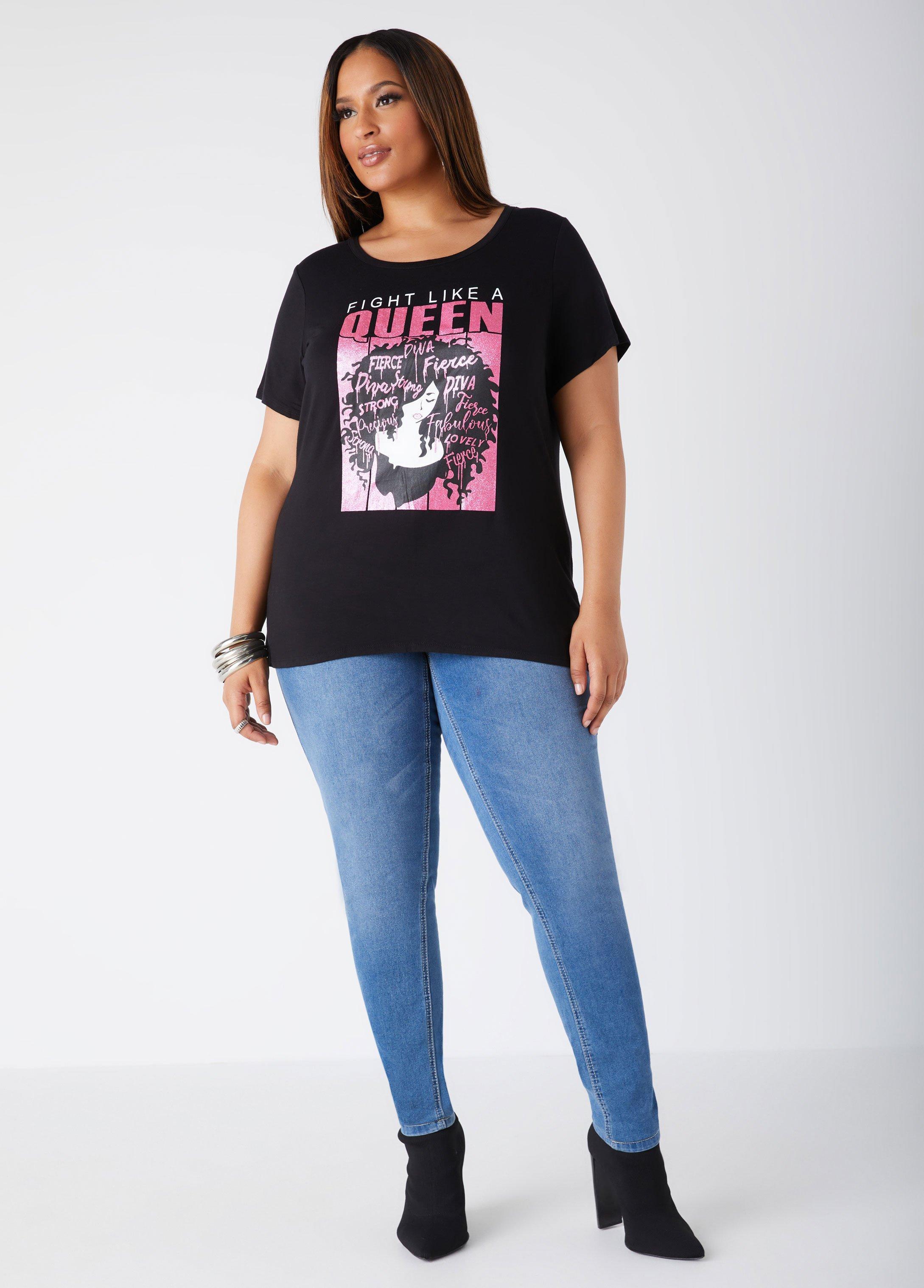 Fight Like A Queen Graphic Tee Product Image