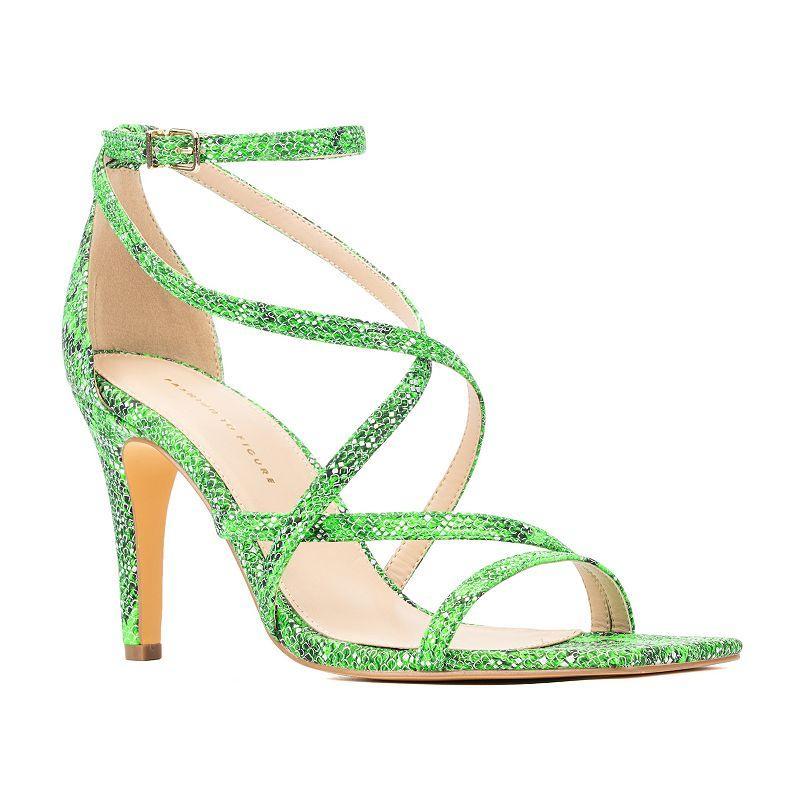 Fashion to Figure Stella Womens Wide Width Strappy Sandals Product Image