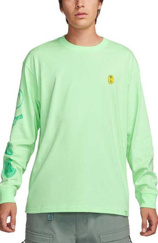 NIKE Men's  Acg "hike Snacks" Dri-fit Long-sleeve T-shirt In Green Product Image