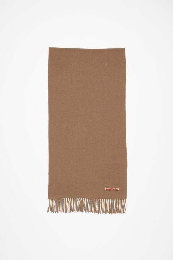 Fringe wool scarf – Narrow Product Image