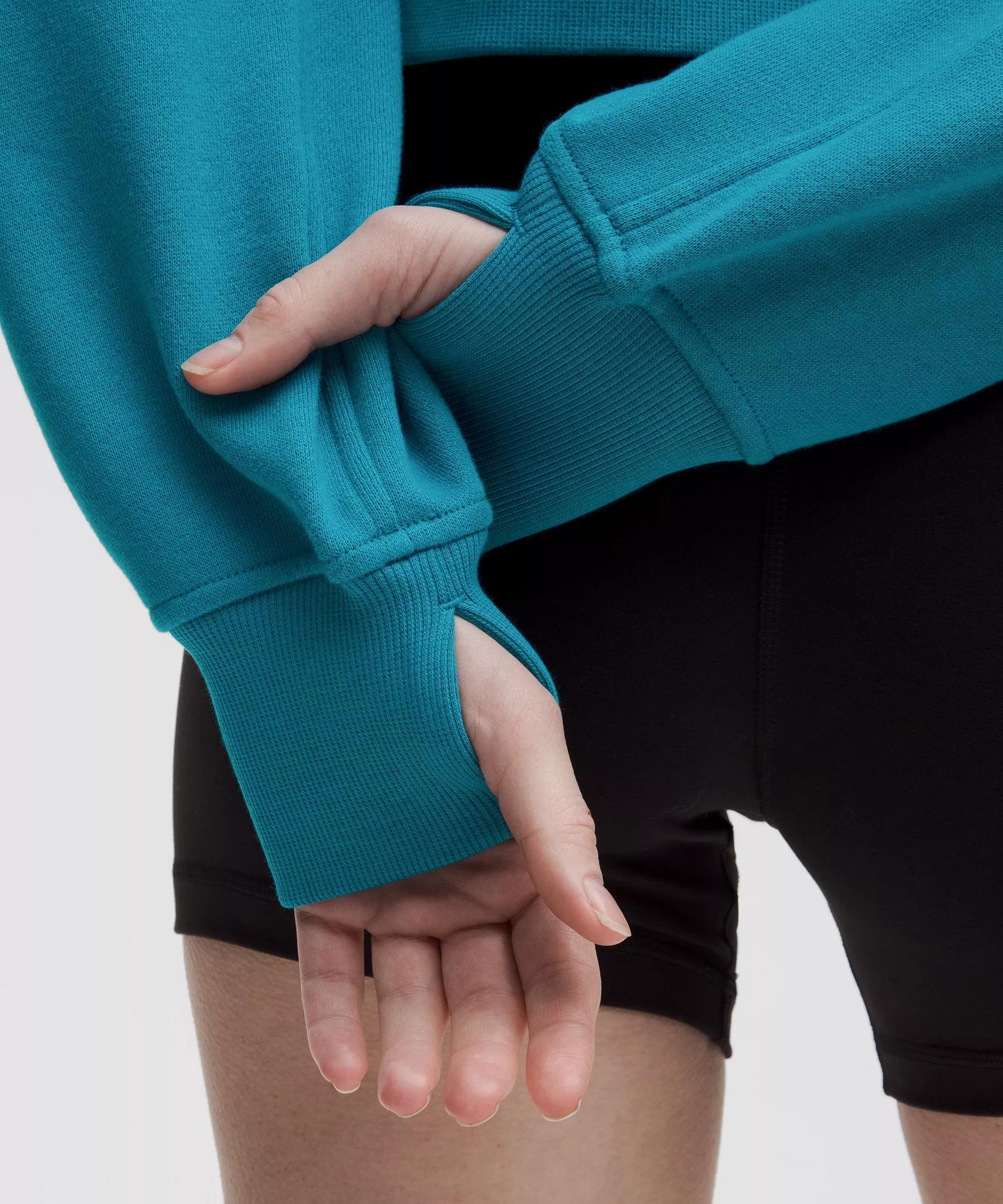 Scuba Oversized Half-Zip Hoodie Product Image