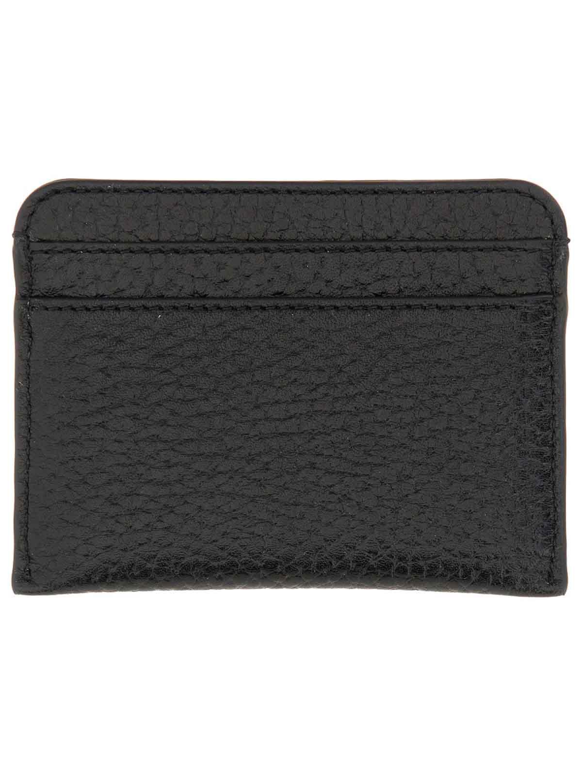 CHLOÉ Leather Card Holder In Black Product Image