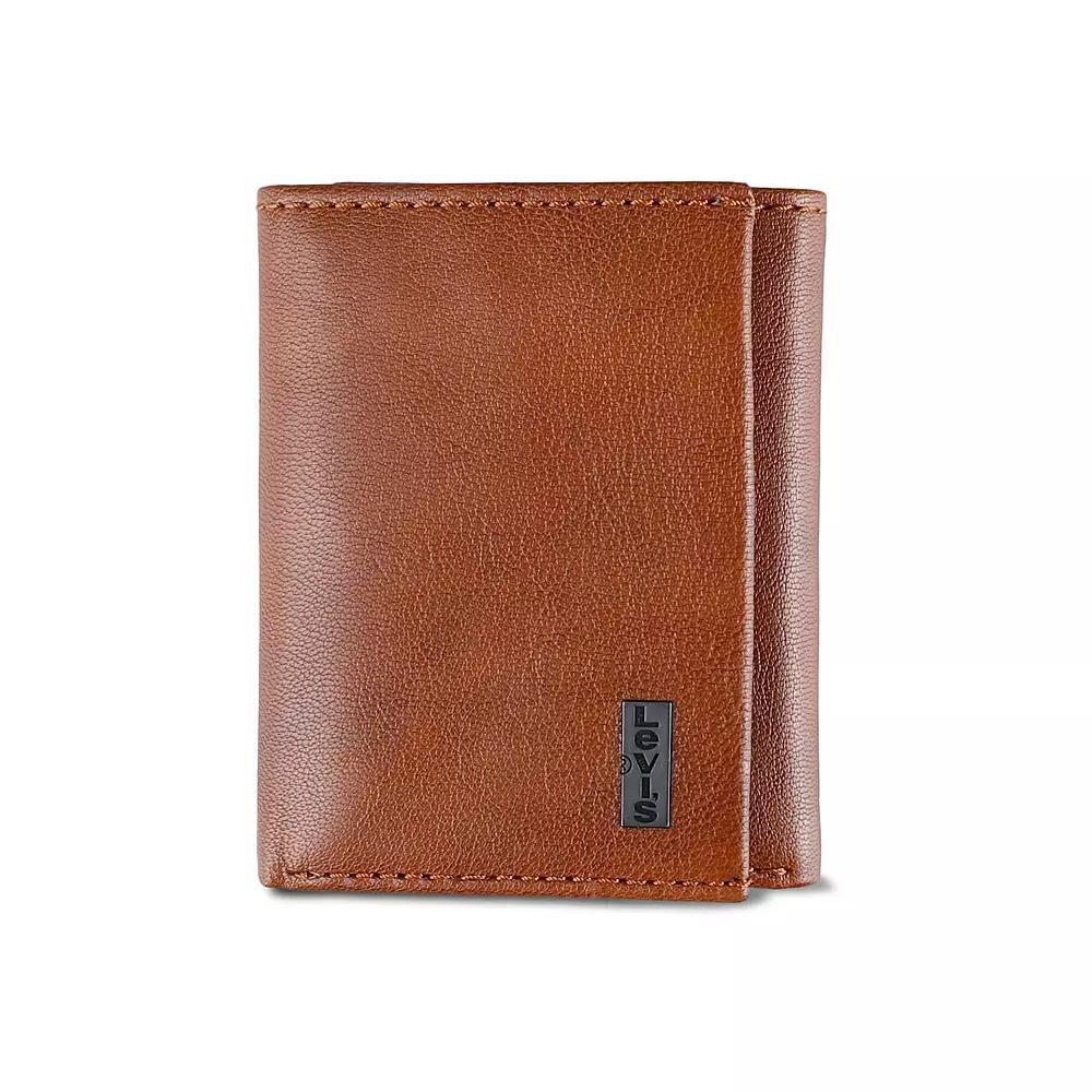 Men's Levi's RFID-Blocking Extra-Capacity Genuine Leather Trifold Wallet Product Image