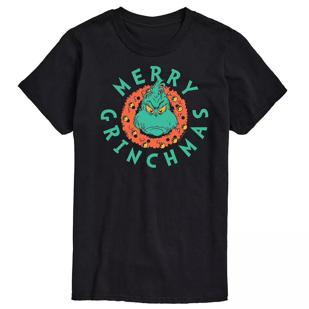 Men's Dr. Seuss The Grinch Merry Grinchmas Graphic Tee,  Product Image
