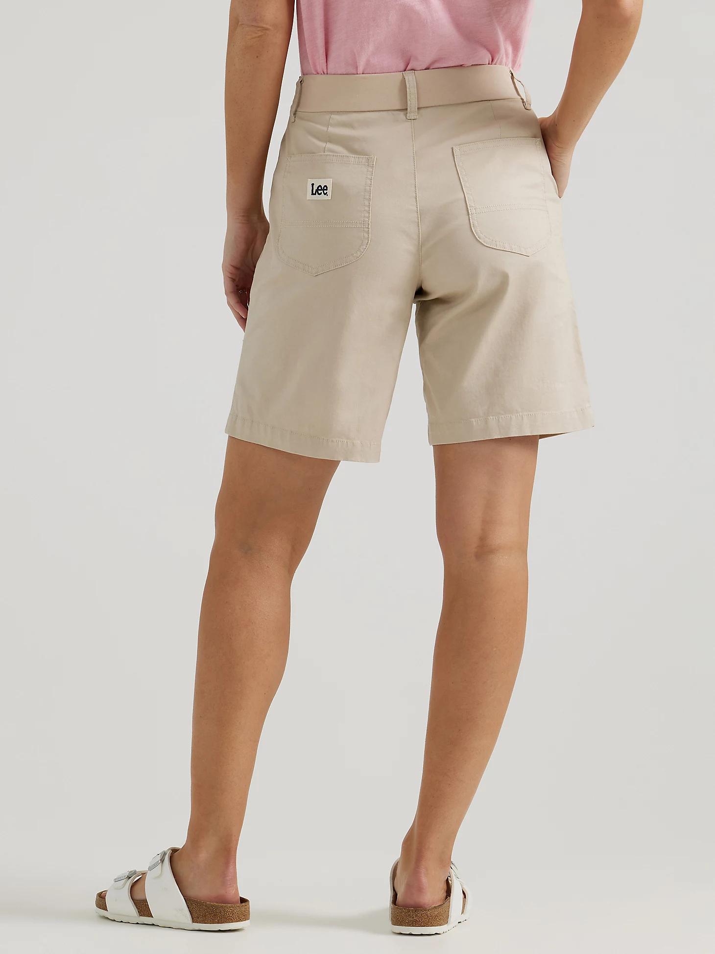 Women's Ultra Lux Comfort with Flex-To-Go Relaxed Fit Utility Bermuda | Women's Shorts | Lee® Product Image