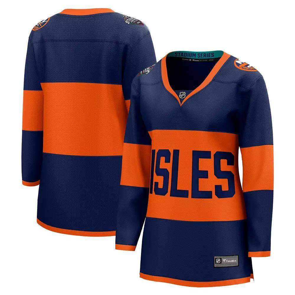 Women's Fanatics Branded  Navy New York Islanders 2024 NHL Stadium Series Breakaway Jersey, Size: Small, Isl Blue Product Image