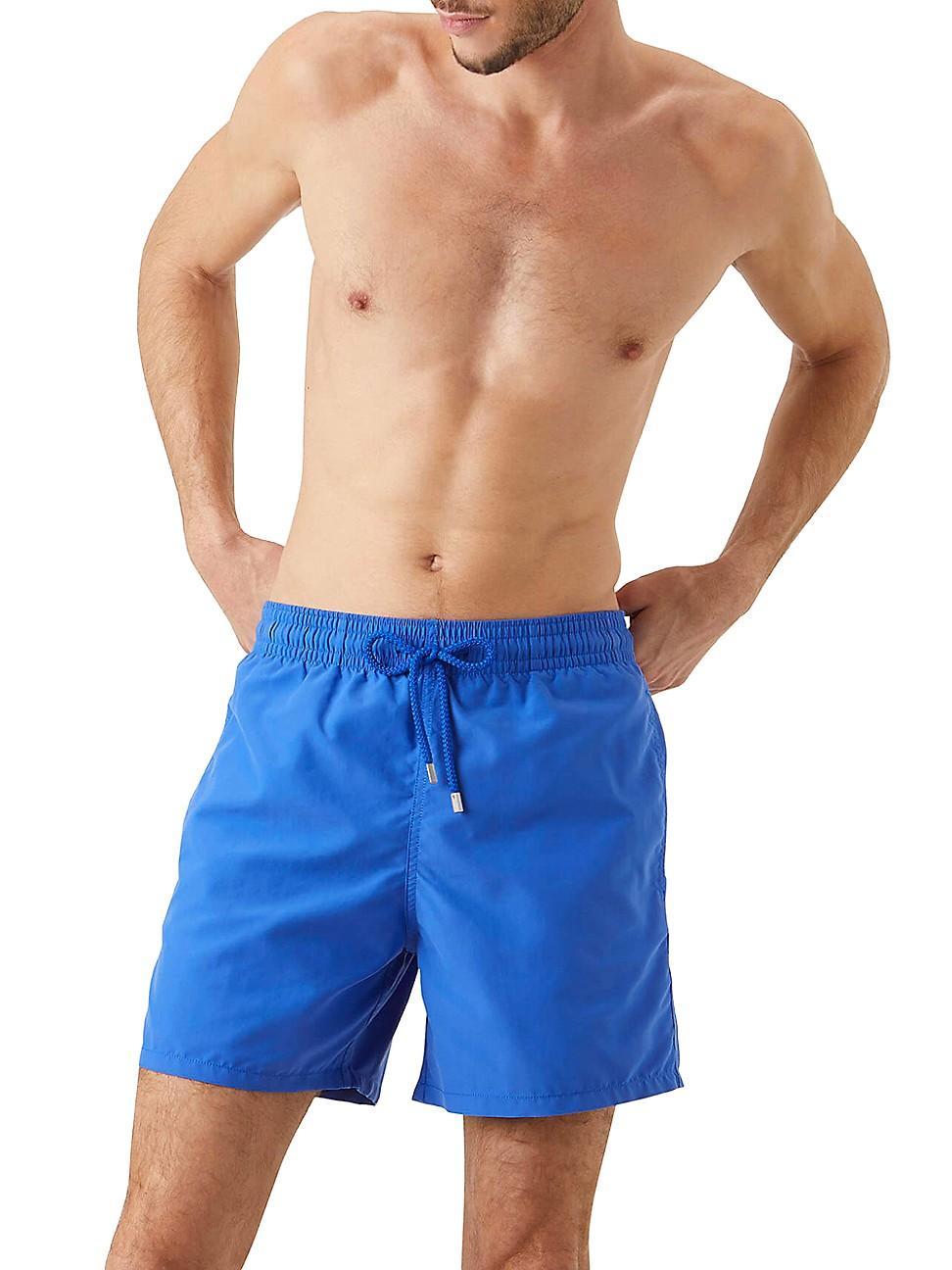 Vilebrequin Solid Moorea Swim Trunks 5 Navy M Product Image