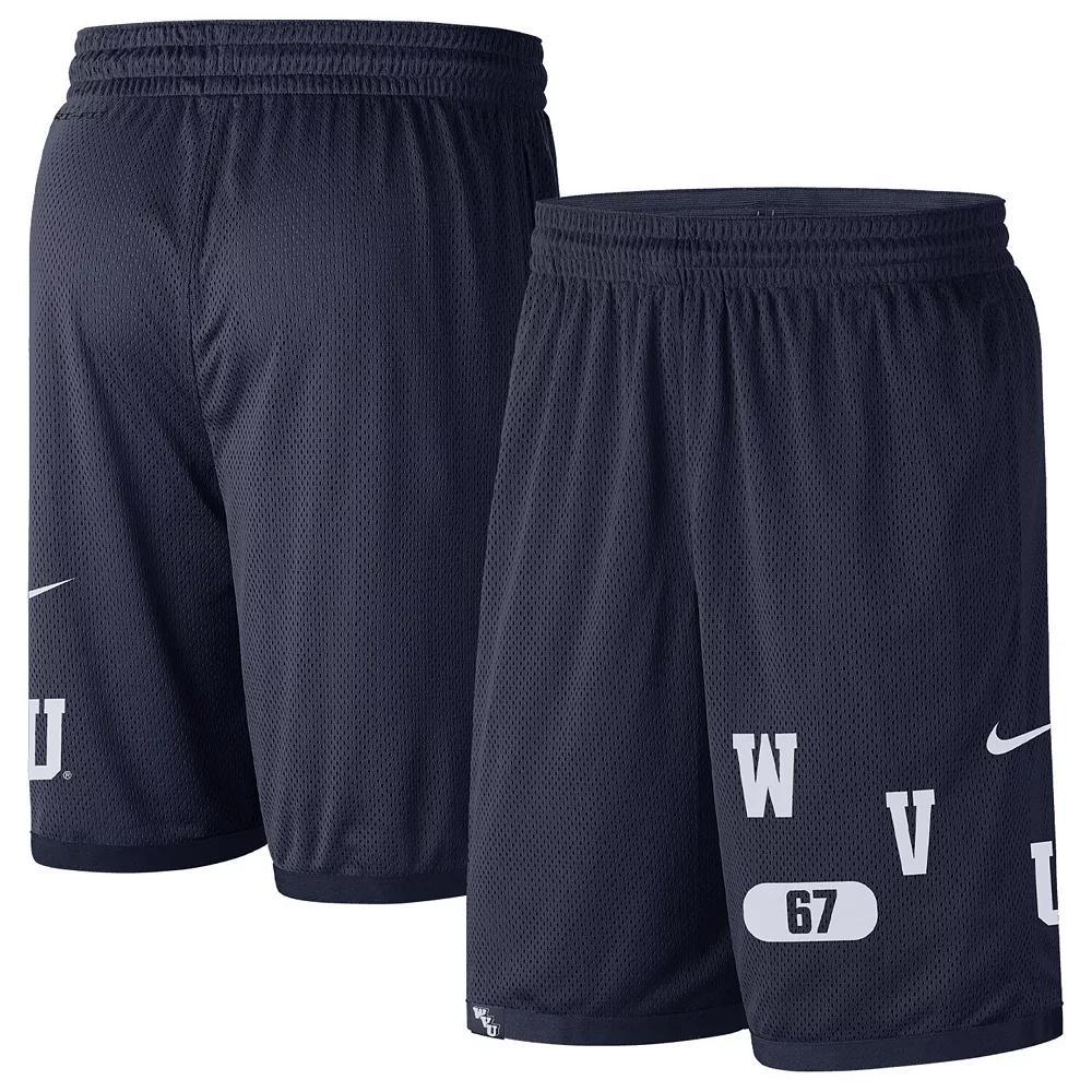 Men's Nike Navy West Virginia Mountaineers Wordmark Performance Shorts,  Product Image